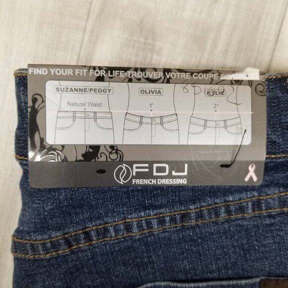 ✅FDJ French Dressing Women’s Size 6P Jeans Peggy Bootcut Stretch Denim Pants - Picture 4 of 12